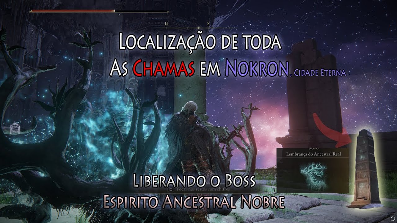 Elden Ring | Acendendo as Chamas dos Pilares em Nokron