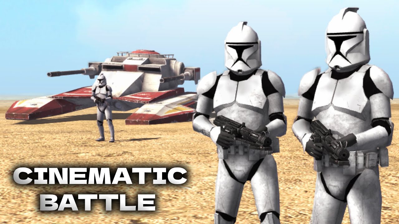 ULTIMATE STAR WARS MOD: Clone Troopers vs CIS Battle Droids | Men of War: Assault Squad 2