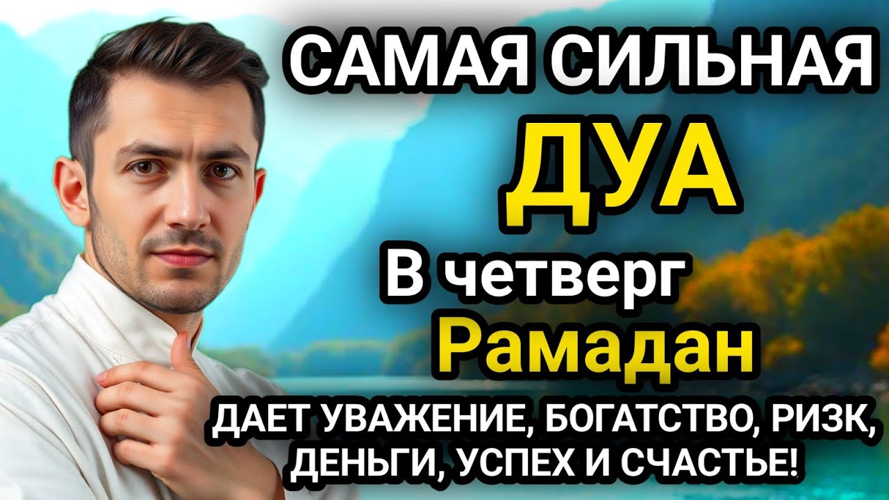 САМАЯ СИЛЬНАЯ Дуа в четверг Рамадан  Все желаниясбываются! #дуа
