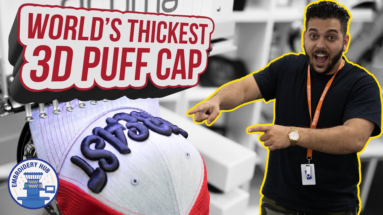 МЫ ПОБИЛИ НОВЫЙ РЕКОРД! | RICHARDSON Cap 3D Puff Embroidery | Вышивальная машина Ricoma (EMB Hub ...