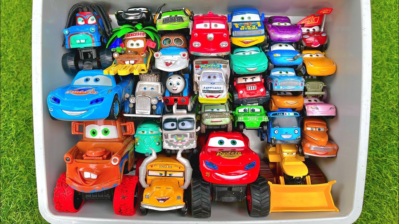 Disney Pixar Cars Unboxing Review | Lightning Mcqueen, Tow Mater, Doc Hudson, Sally Carrera, Cruz