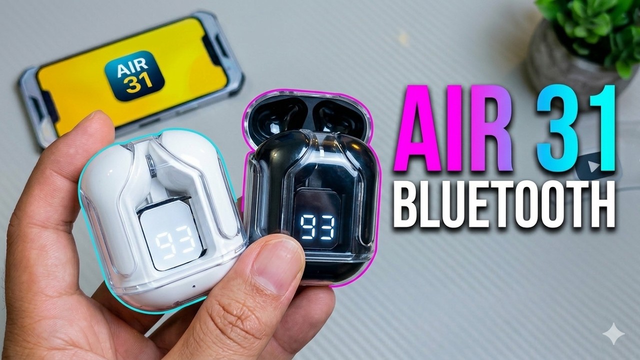 Fone Bluetooth AIR 31 de R$ 18,00 - A Qualidade me Surpreendeu!