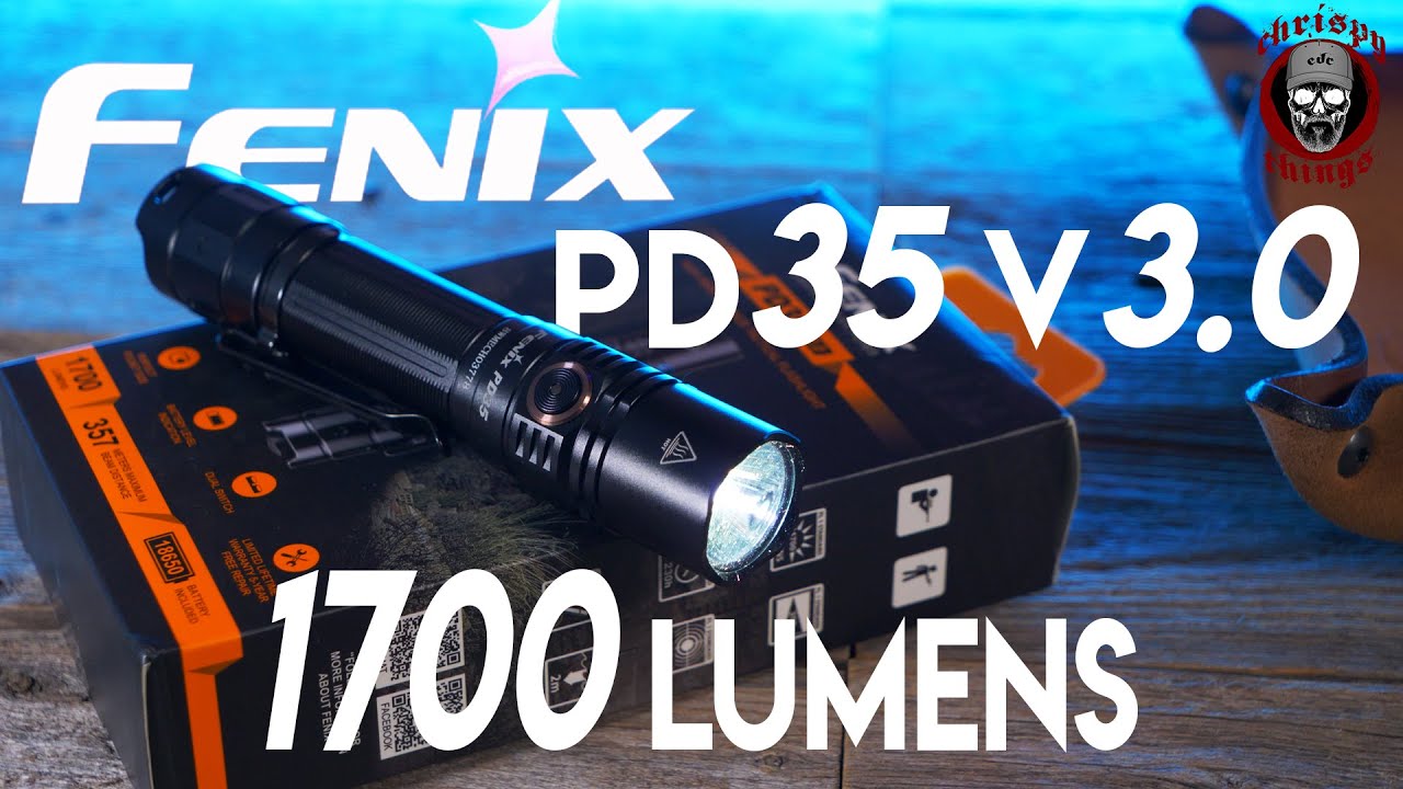The UPGRADED Fenix PD35 V3.0 EDC/Tactical Flashlight- Chrispy Review!