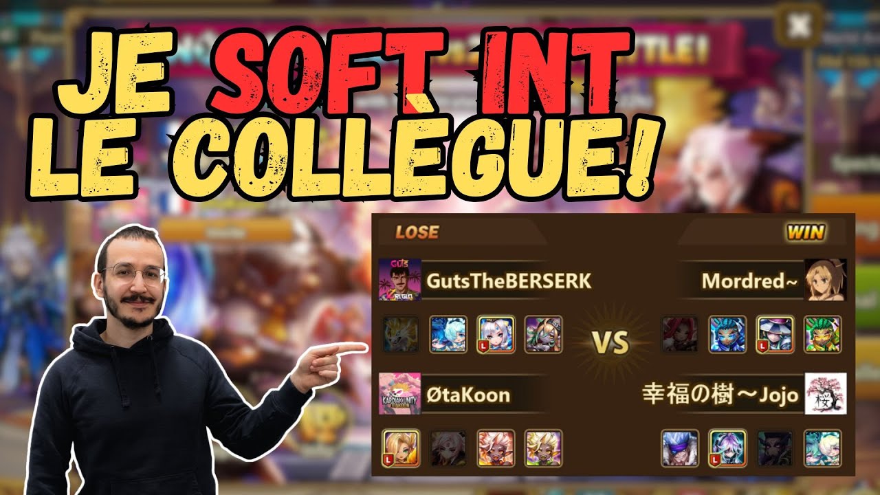 Je suis une FORCE pour mon collègue ! SUMMONERS WAR