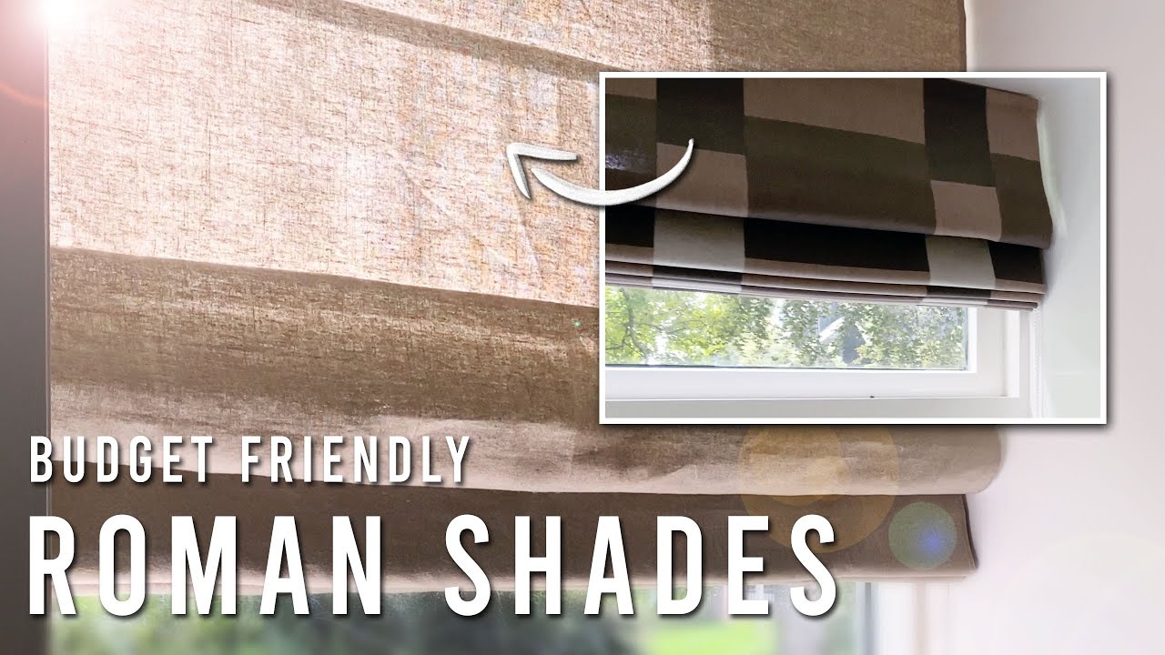 Upcycling Roman Shades by Replacing fabric