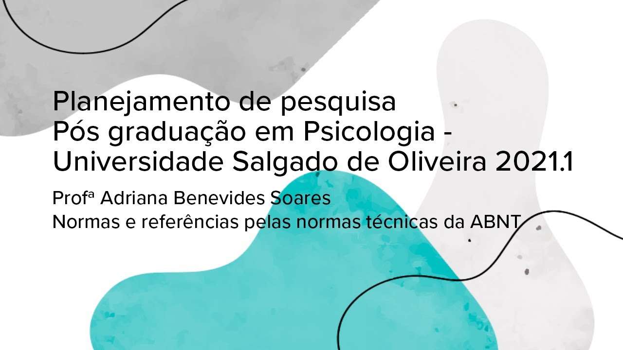 Citações e referências pelas normas técnicas da ABNT