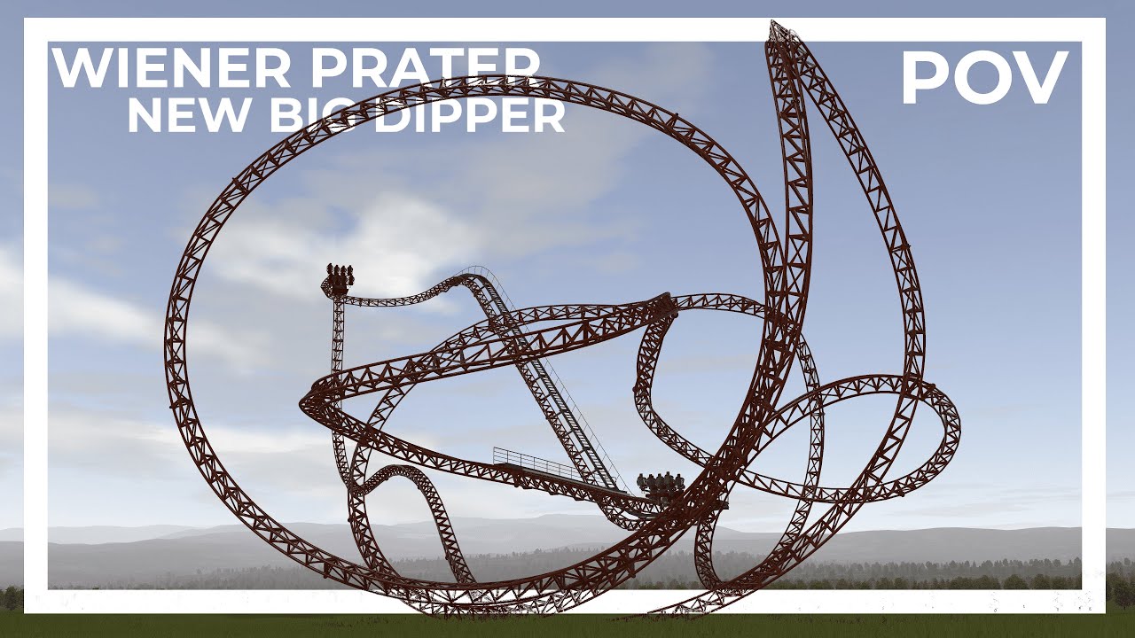 'Wiener Looping' Wiener Prater NEW 2024 MACK BIG DIPPER COASTER [No Limits 2]