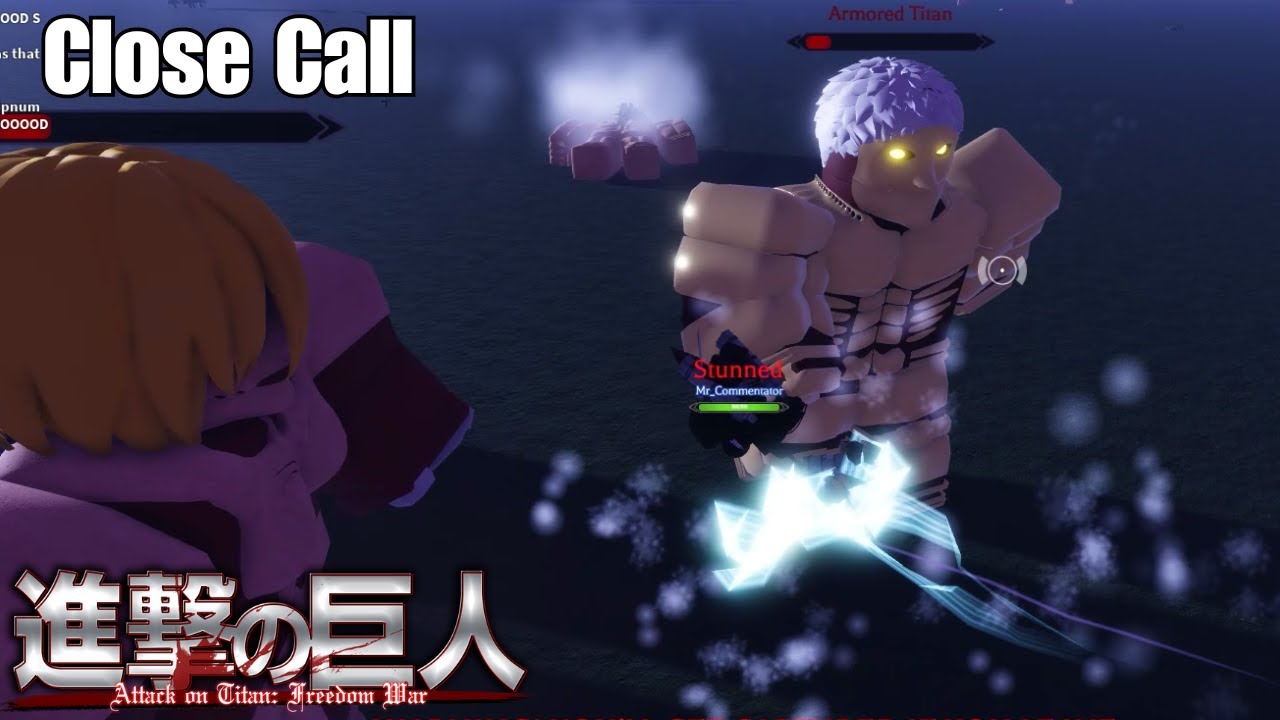 Close Call - Attack On Titan Freedom War Stages 5 - 6 (Roblox)