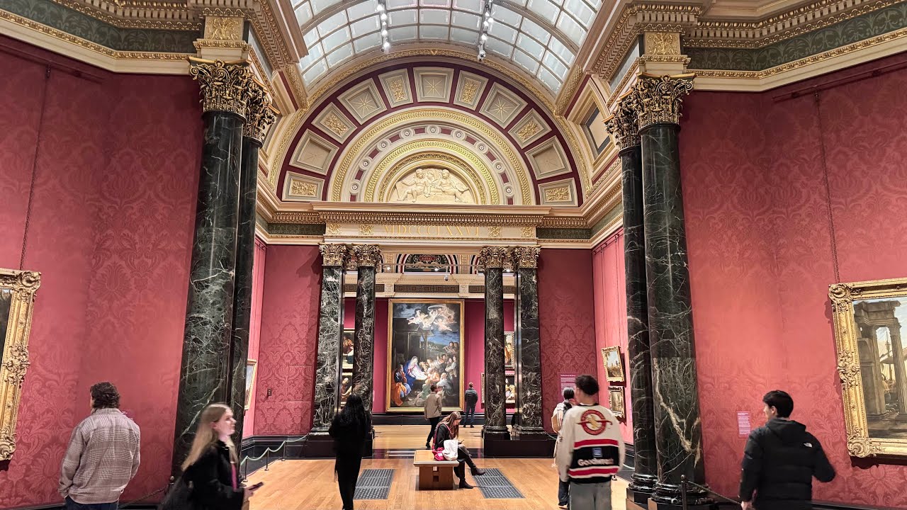 Inside the National Gallery London 🇬🇧 | Trafalgar Square Art Tour