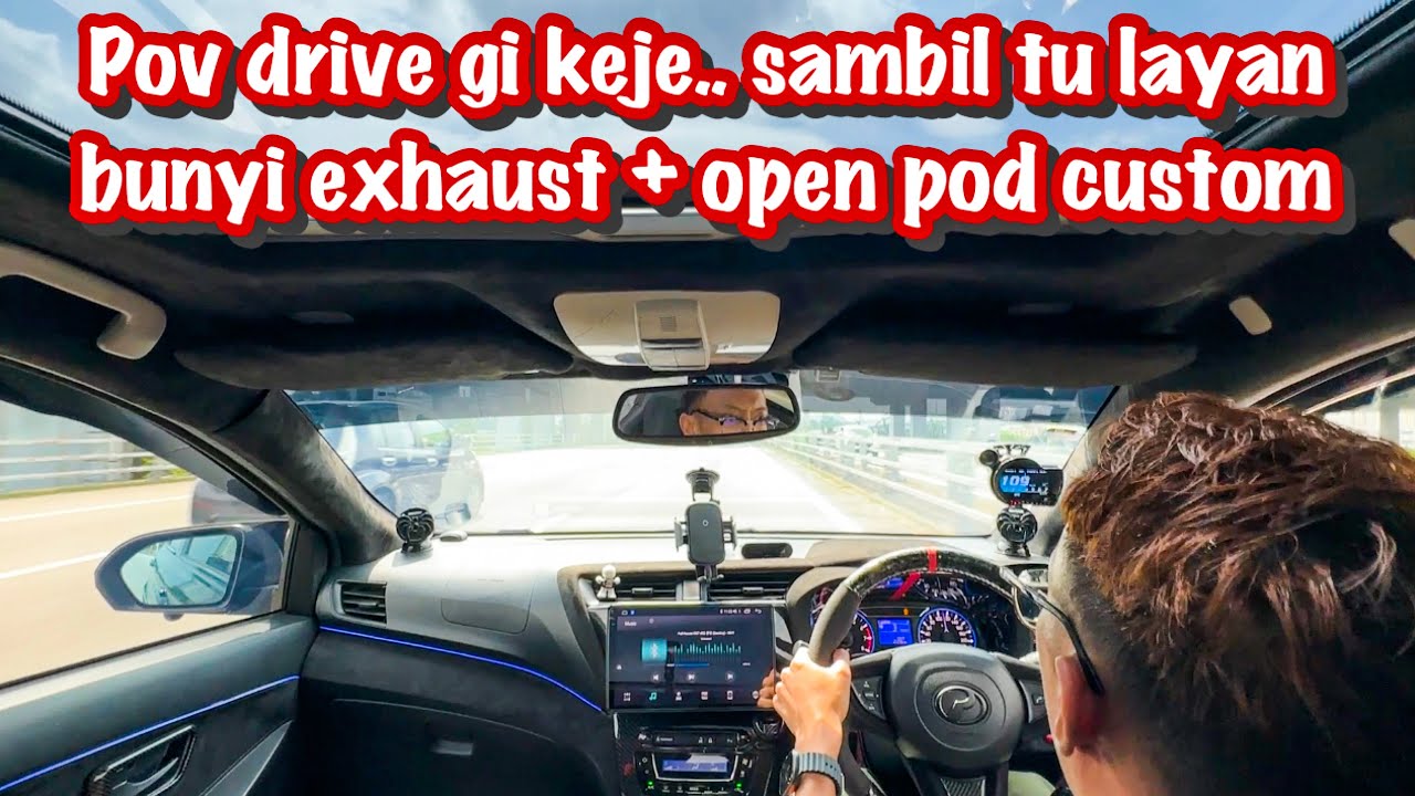 POV ASMR PERODUA MYVI G3 1.3X KKT 32 COMPACT | TUNING VOLKSWAGEN GOLF | PUT BEZZA