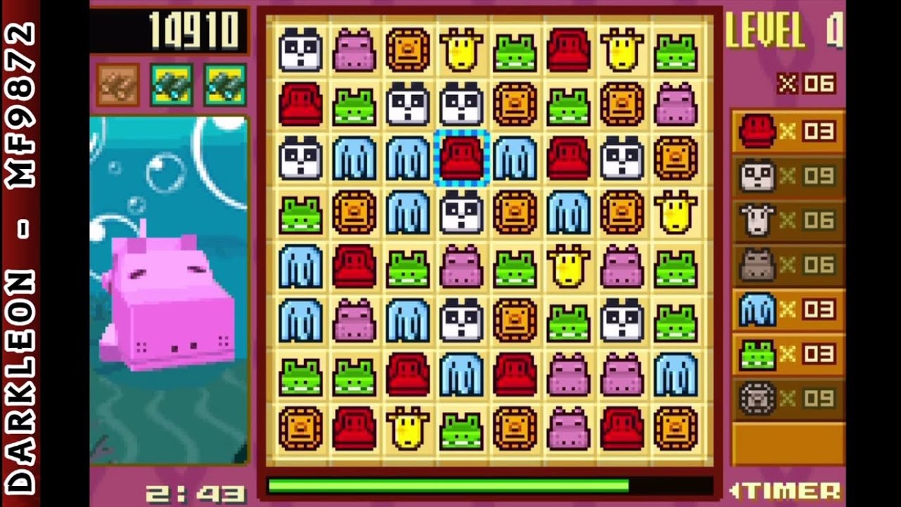 Game Boy Advance - Zooo - Action Puzzle Game © 2005 Ignition Entertainment - Gameplay