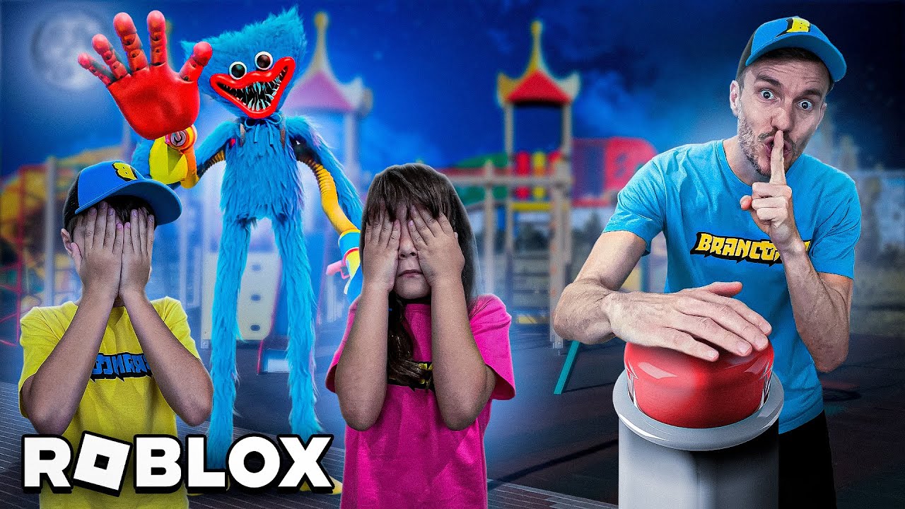 N&Atilde;O APERTE O BOT&Atilde;O NO ROBLOX COM MARCOS E LAURA- Brancoala Games