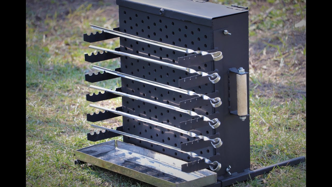 ВЕРТИКАЛЬНЫЙ МАНГАЛ! Готовим 