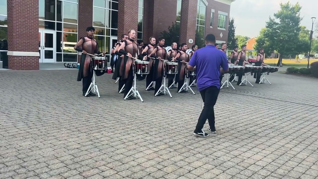 Carolina Crown Battery 2024, Warmups and Show beats