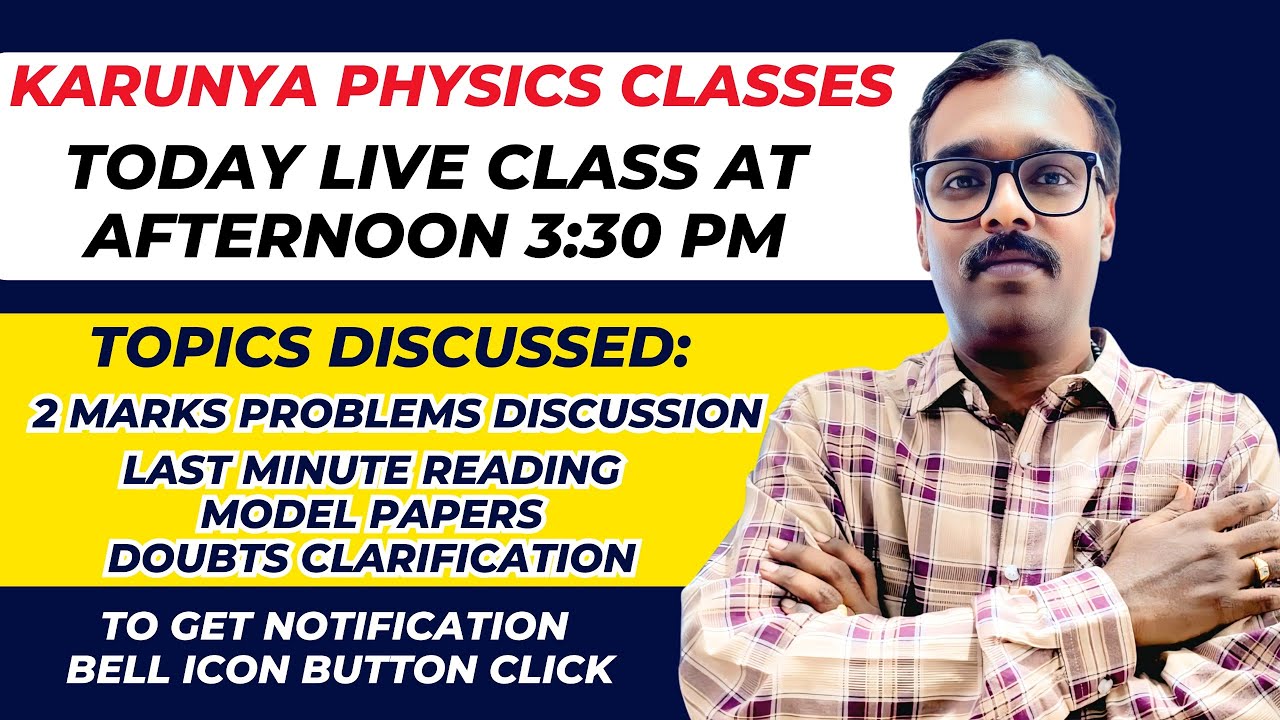 LIVE CLASS 1