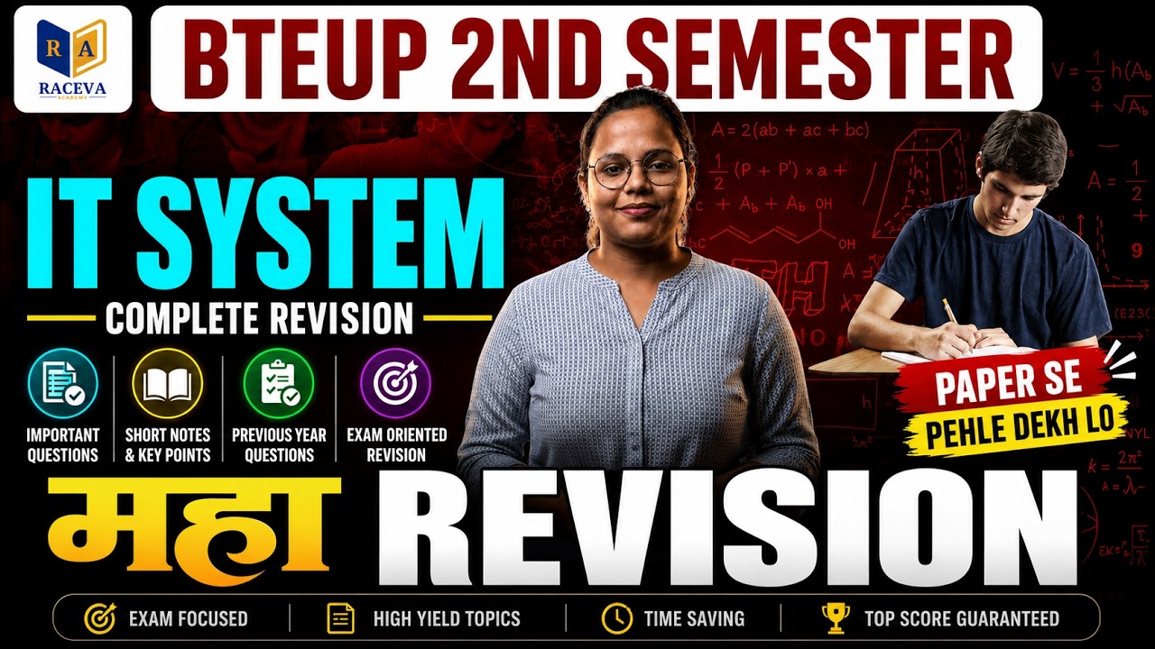 IT SYSTEM | One Shot महा REVISION 🔥 | BTEUP 2nd Semester Important Questions | Exam Special