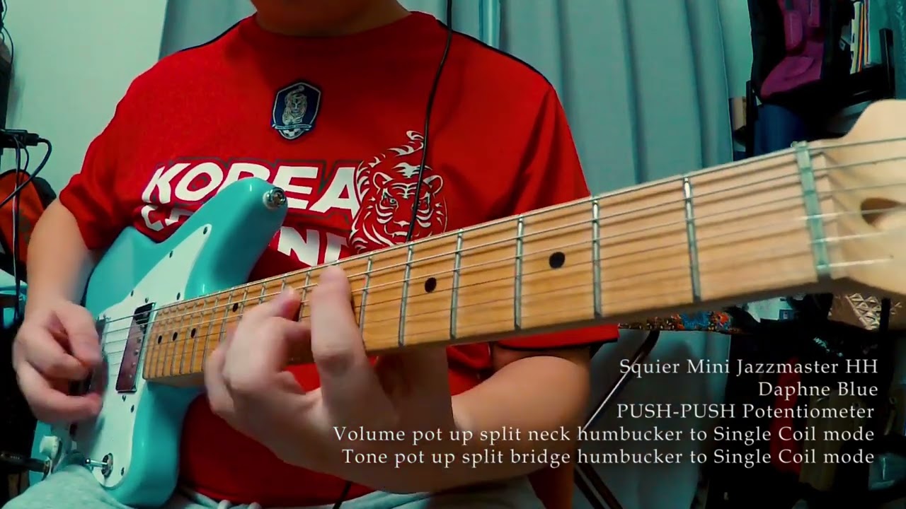 Squier Mini Jazzmaster HH - Mod project