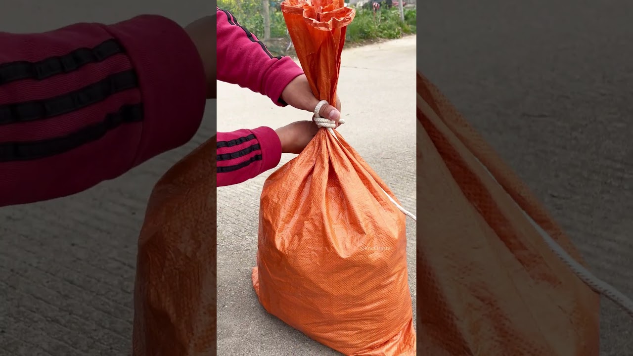 Incredible rope tricks - SACK KNOT
