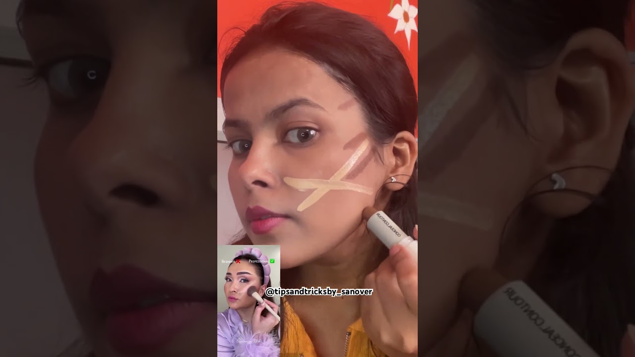Cheek contouring Tutorial 😱 