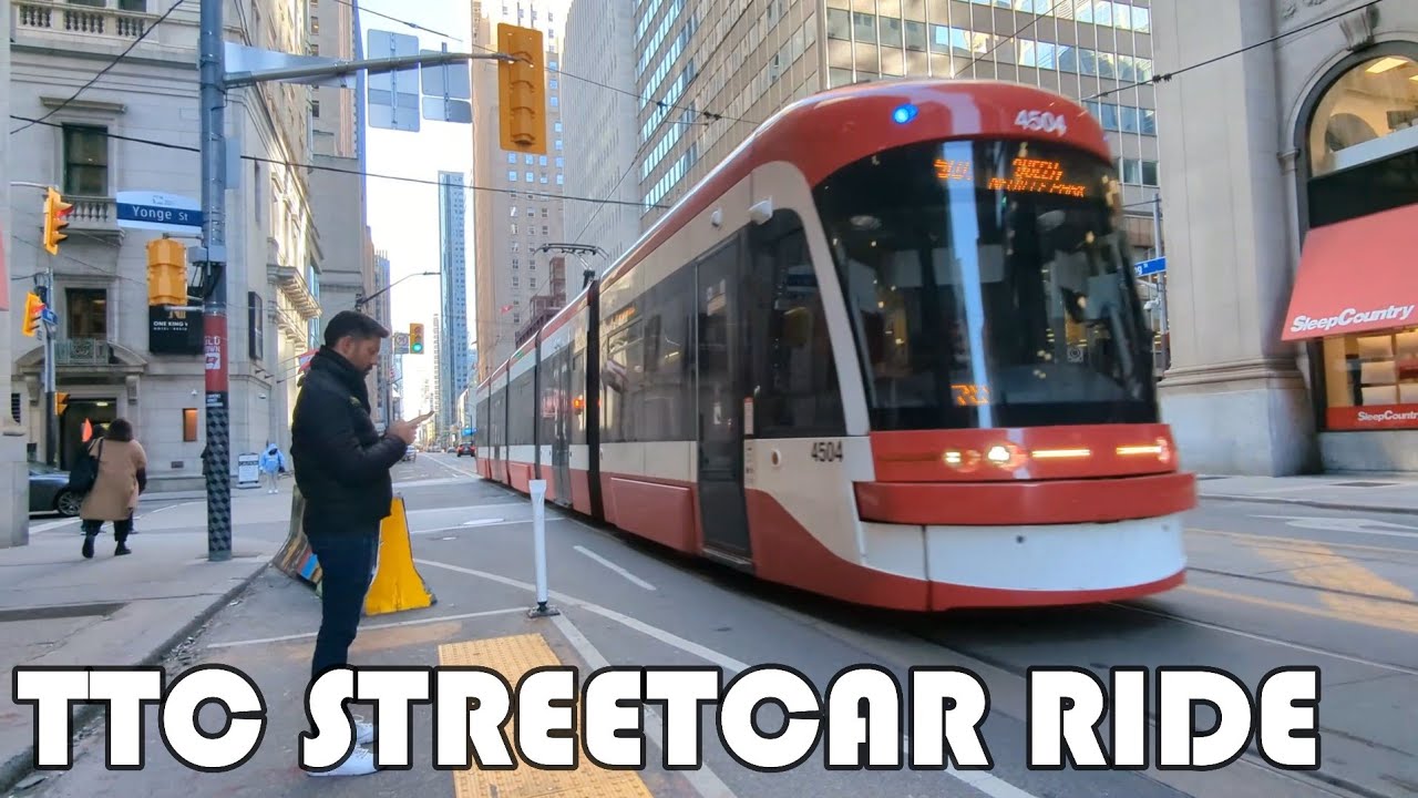TTC 501 Streetcar Ride from King Station to Neville Park Loop