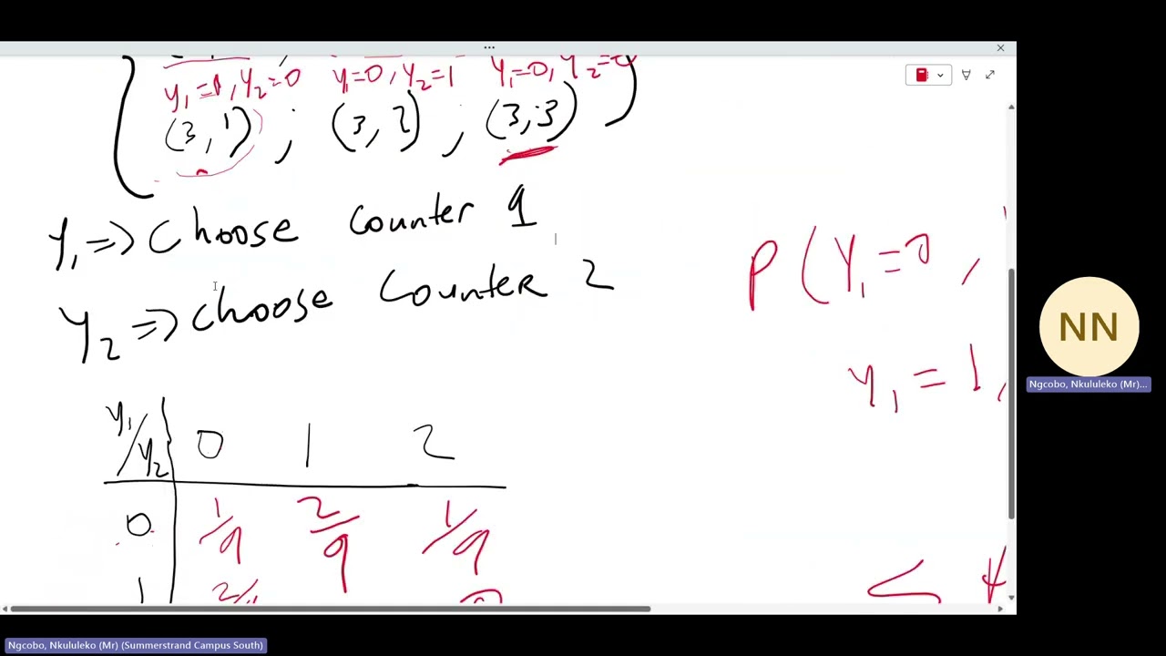 Multivariate Probability Distribution and Marginal Probability Distribution