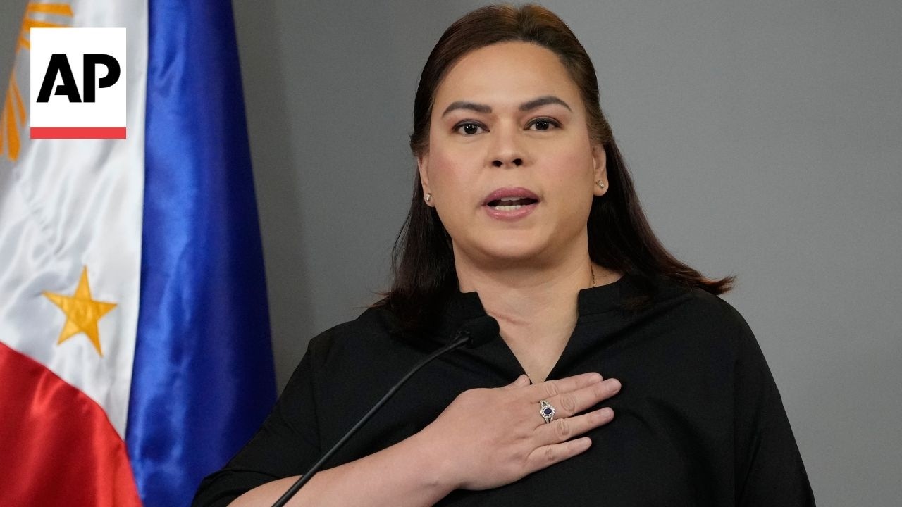 Philippines VP Sara Duterte announces plan to seek presidency