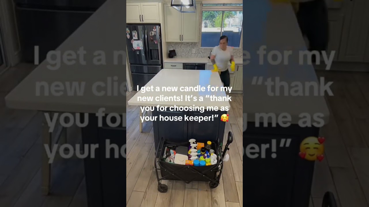 Watch me clean this big beautiful kitchen! 