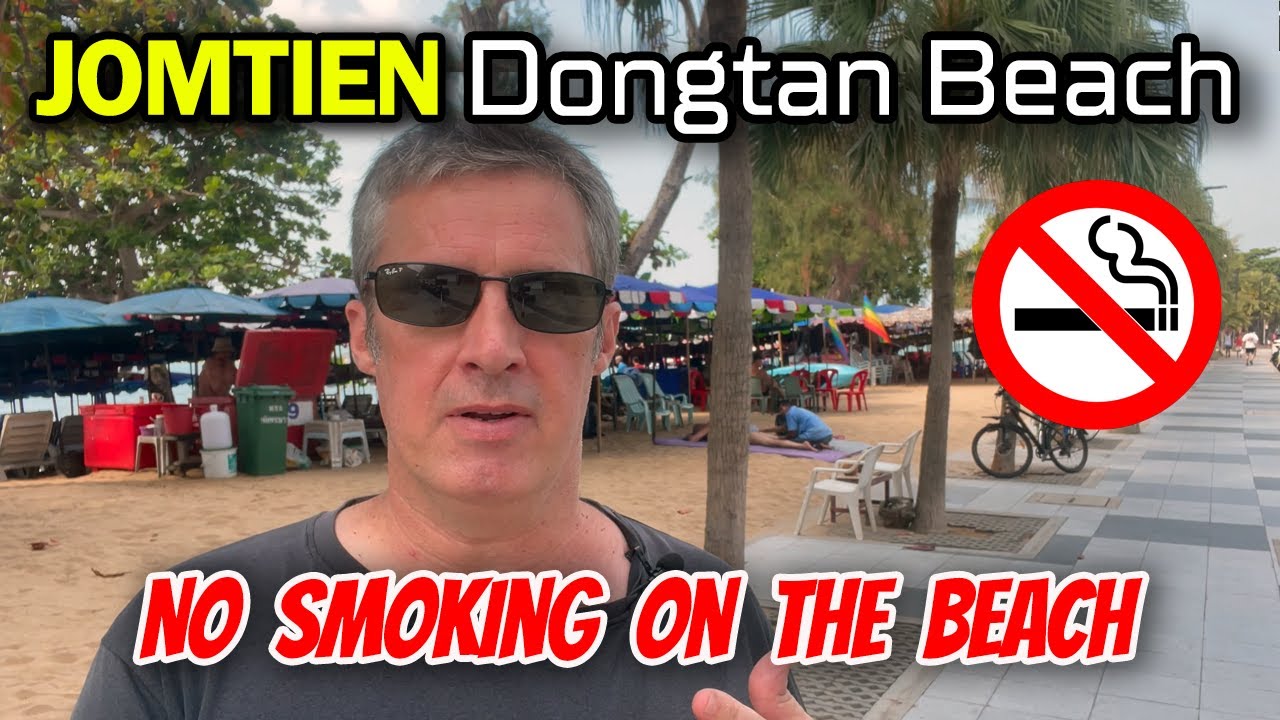 Dongtan Pattaya Beach. No Smoking On this Popular Thailand Beach 🇹🇭