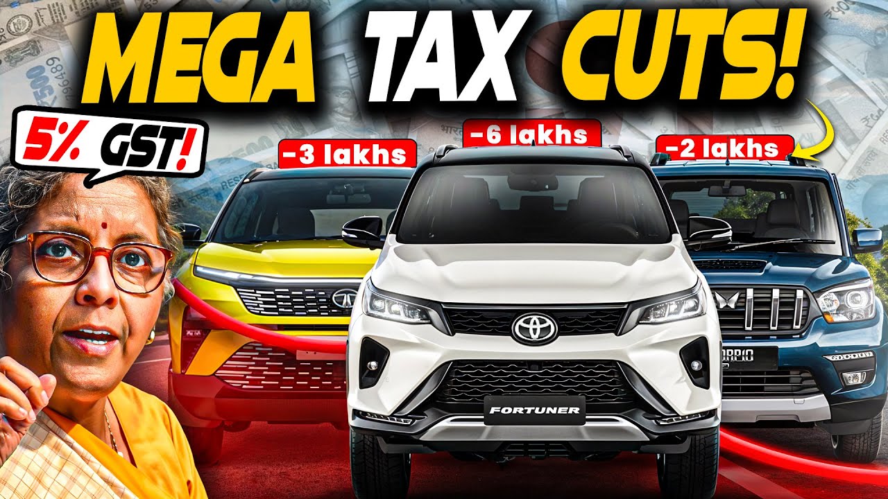 Fortuner ₹5 Lakh Cheaper, Scorpio ₹3 Lakh ! How GST Cut on Cars, SUVs will Save Lakhs