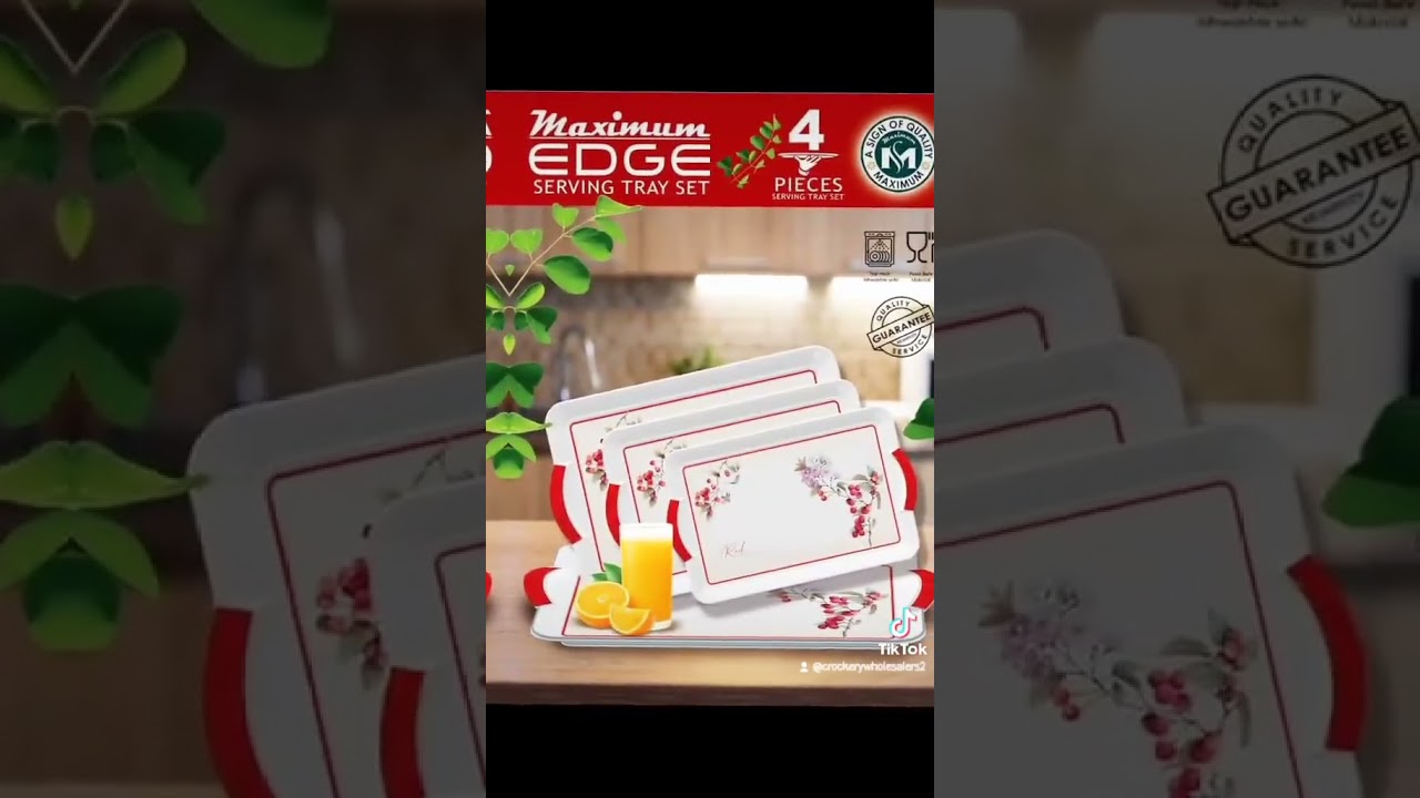 Best quality melamine dinnerware and tray sets available #traysets #art #tableware #servingware