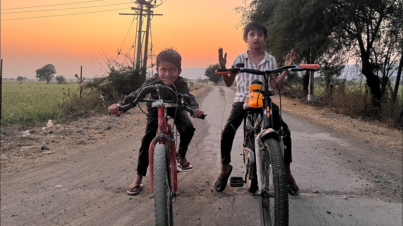 Abhi VS Ram Cycle Racing 😍