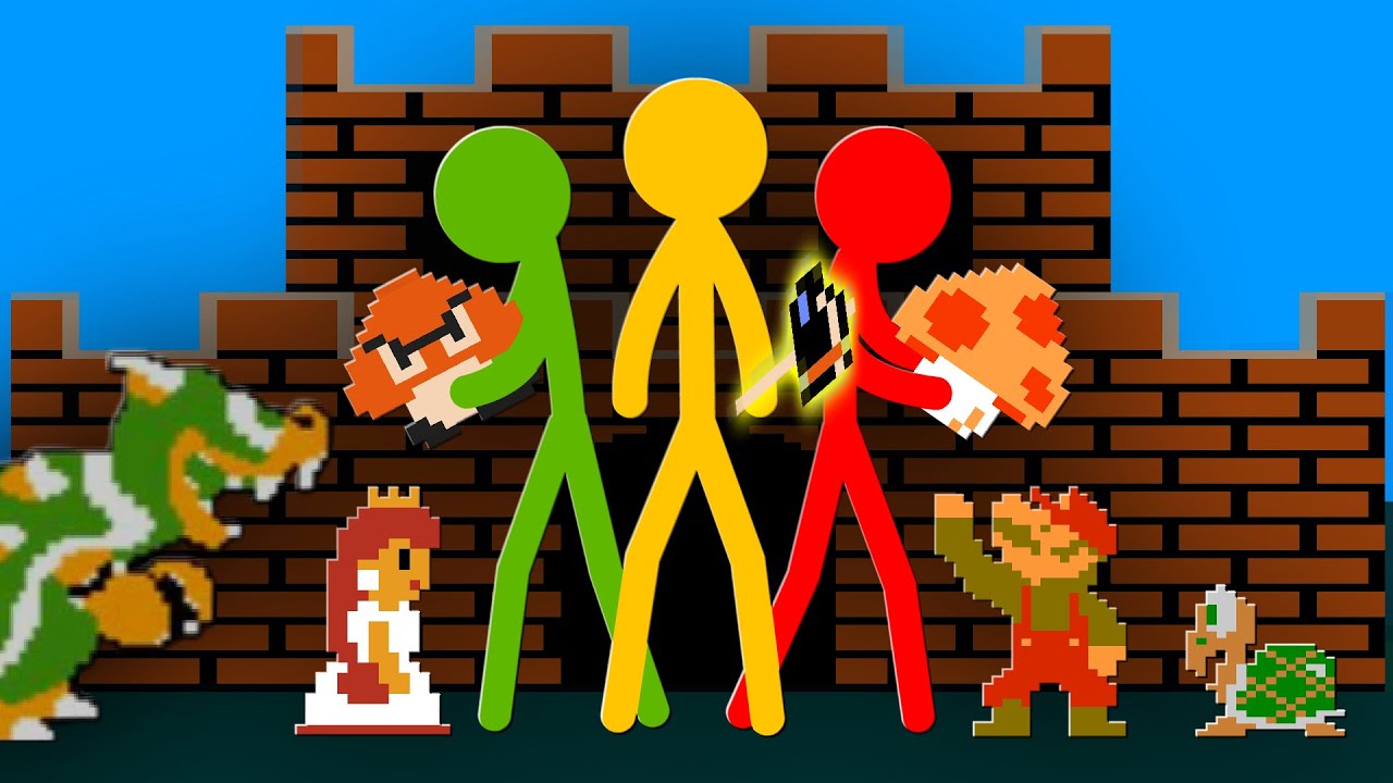 Stickman VS Super Mario