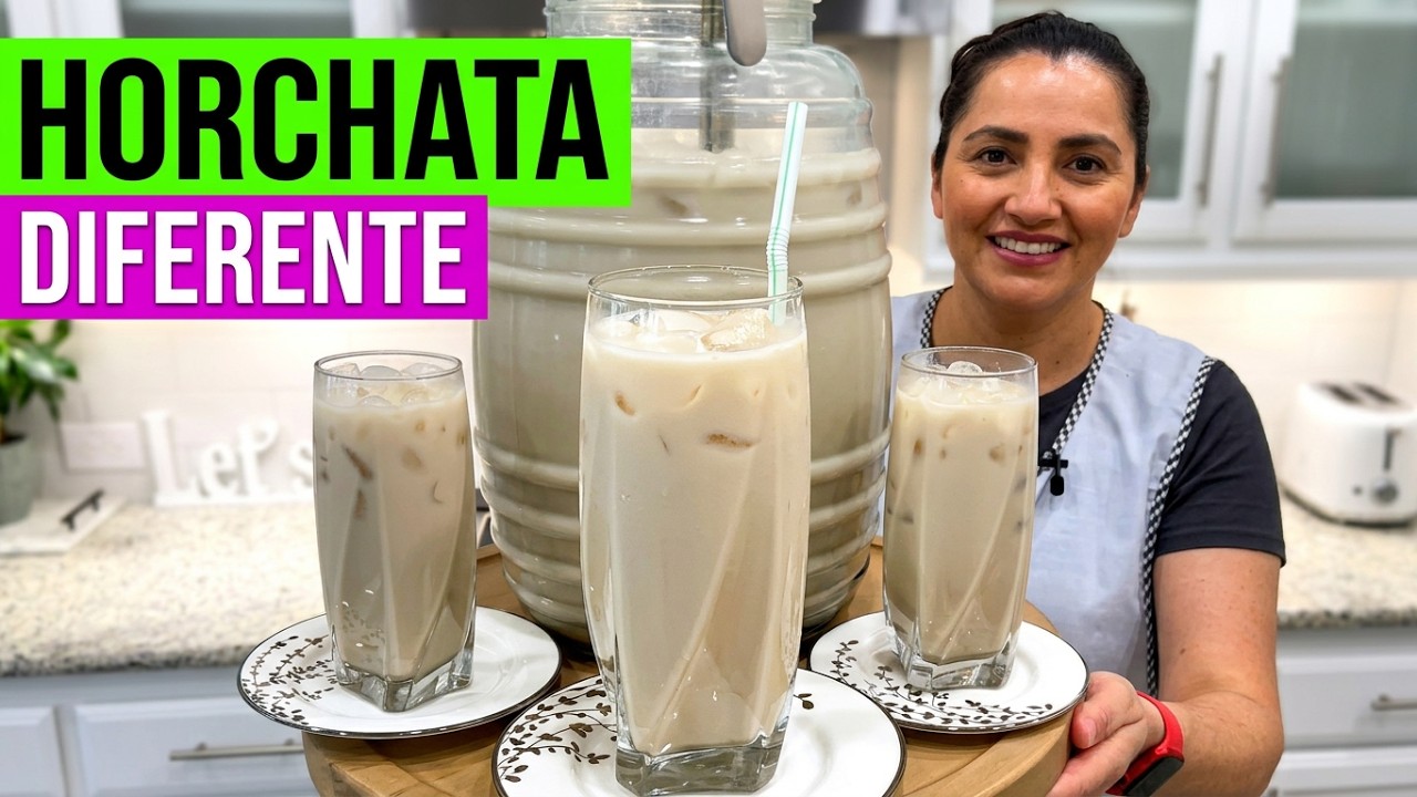Horchata de arroz 🌾 👌😍 - Tienes que **VER** como la hago!