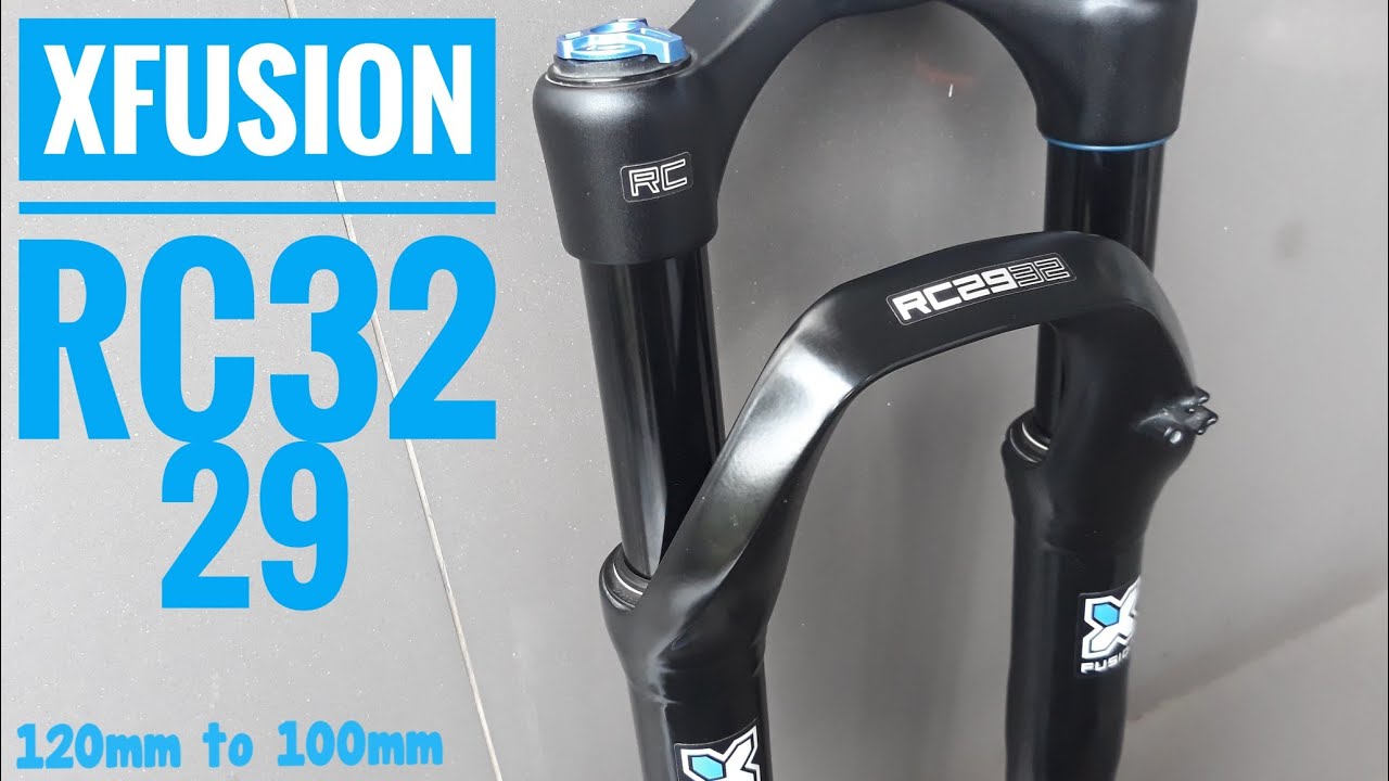 Fork X-Fusion RC32 29 travel 120mm bisa dirubah ke 100mm