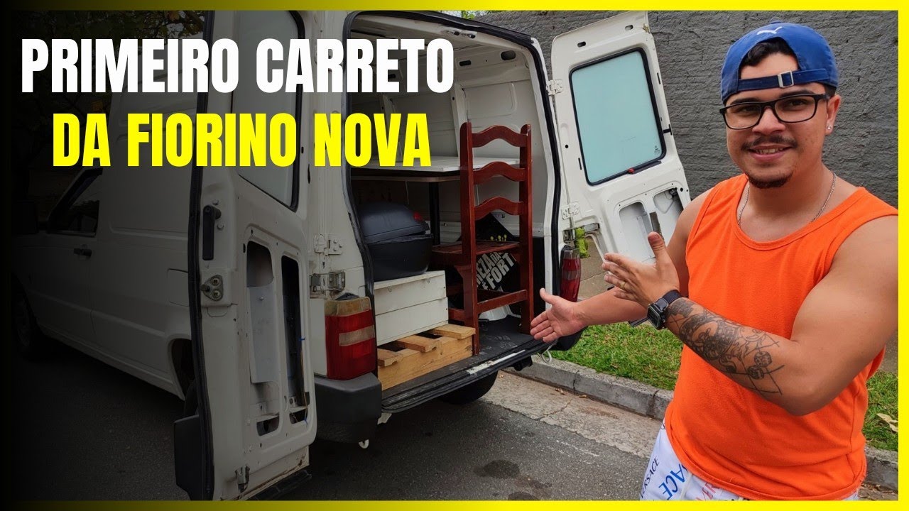 PRIMEIRO CARRETO DO MEU CARRO NOVO FIORINO FOI LOTADO