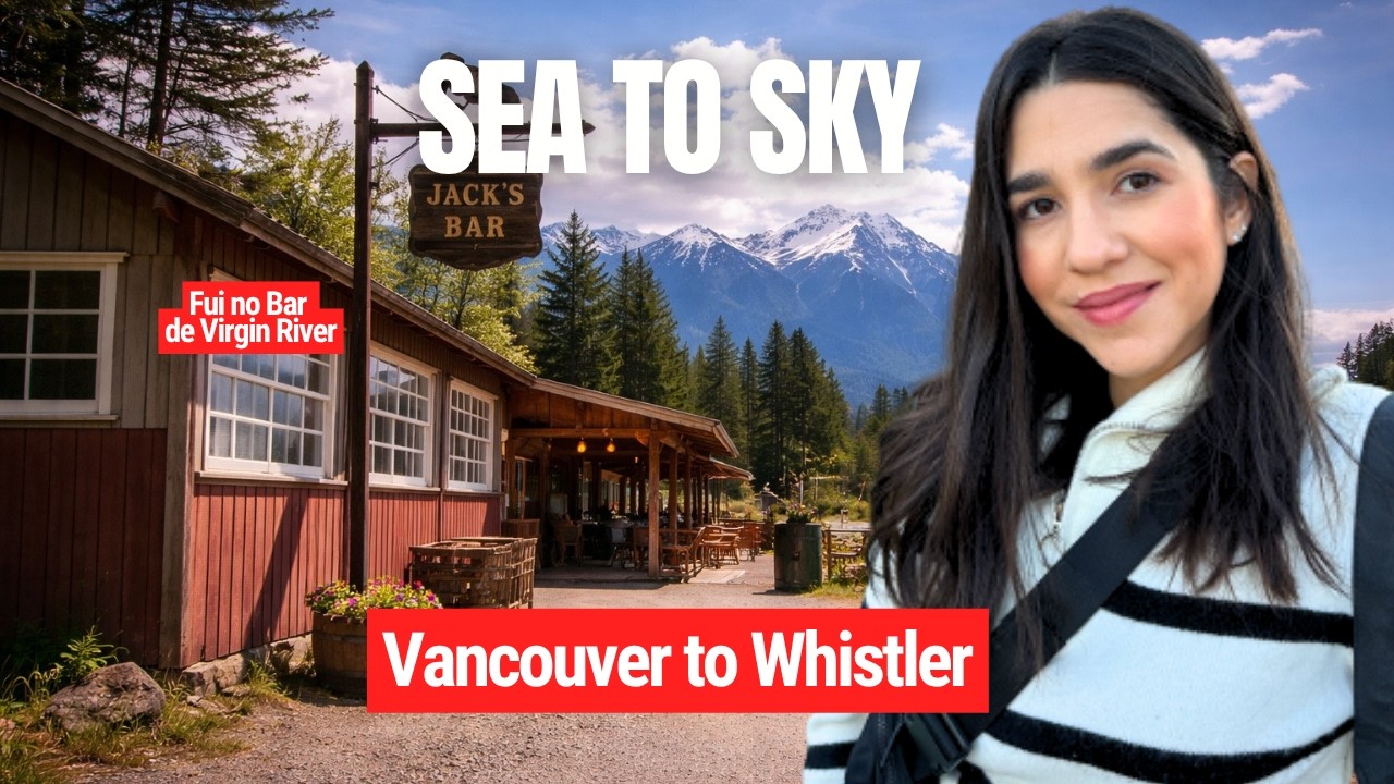 VANCOUVER a WHISTLER Canada, British Columbia. Onde parar na Sea to Sky. Cenários de VIRGIN RIVER