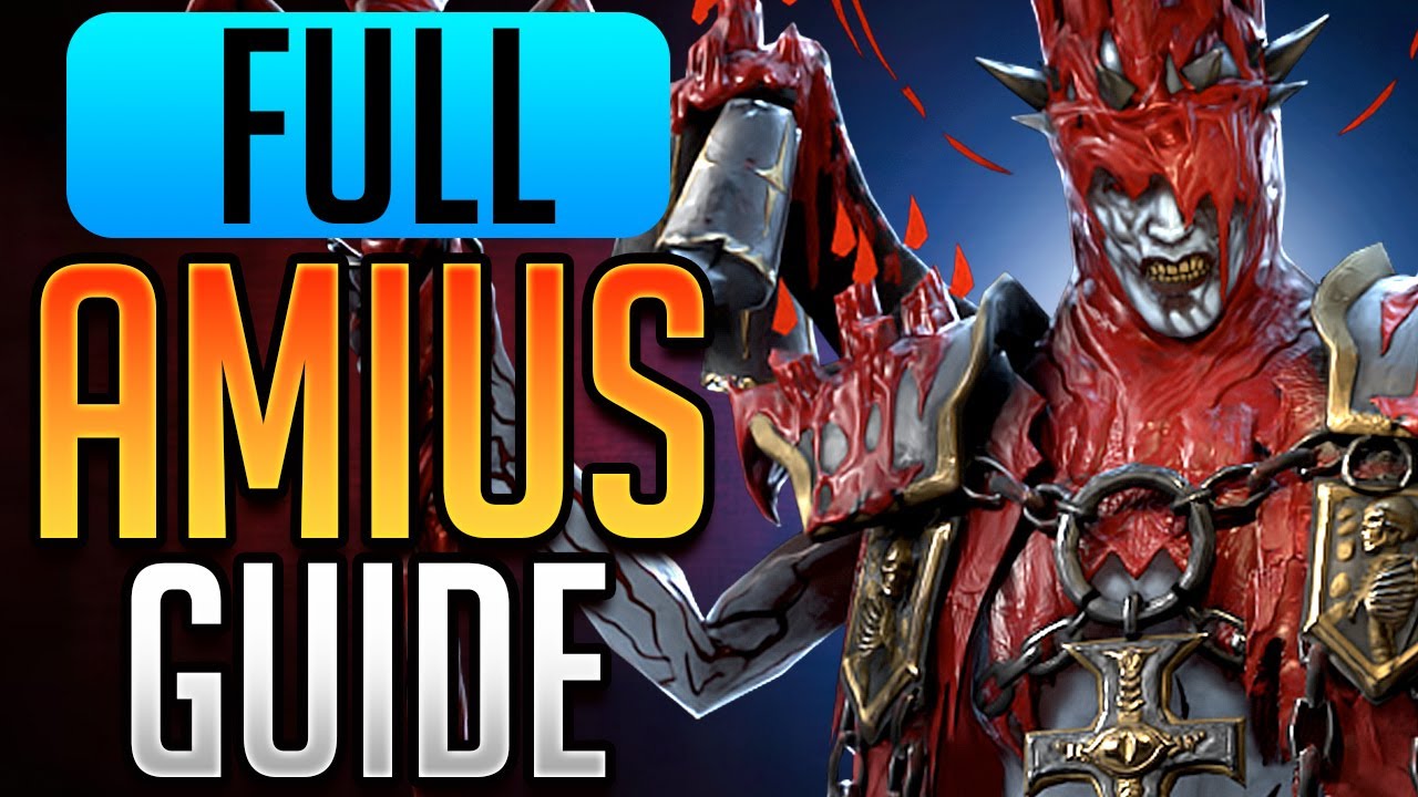AMIUS EVERYTHING YOU NEED TO KNOW TO BEAT HIM! | Raid: Shadow Legends