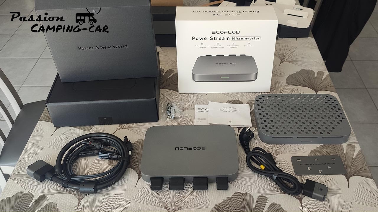 Solaire 4 : Présentation de l'ecoflow powerstream un kit solaire 🌞🌞 pour balcon mais pas que...