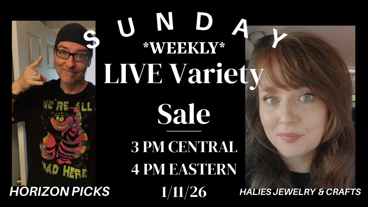 LIVE VARIETY Sale w/Horizon Picks SUNDAY 3 PM CST/4 PM EST 1/11/26!