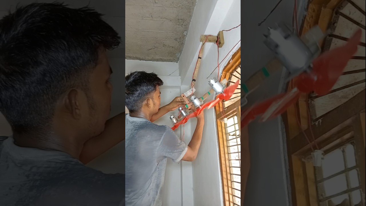 how to make DC fan #fans