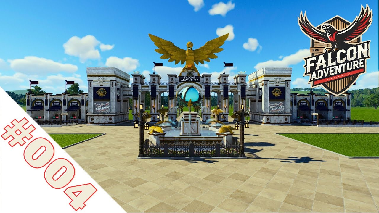 Endlich gibt es Kassen! / Falcon Adventure (Sandbox) / Part #004 / Planet Coaster 2