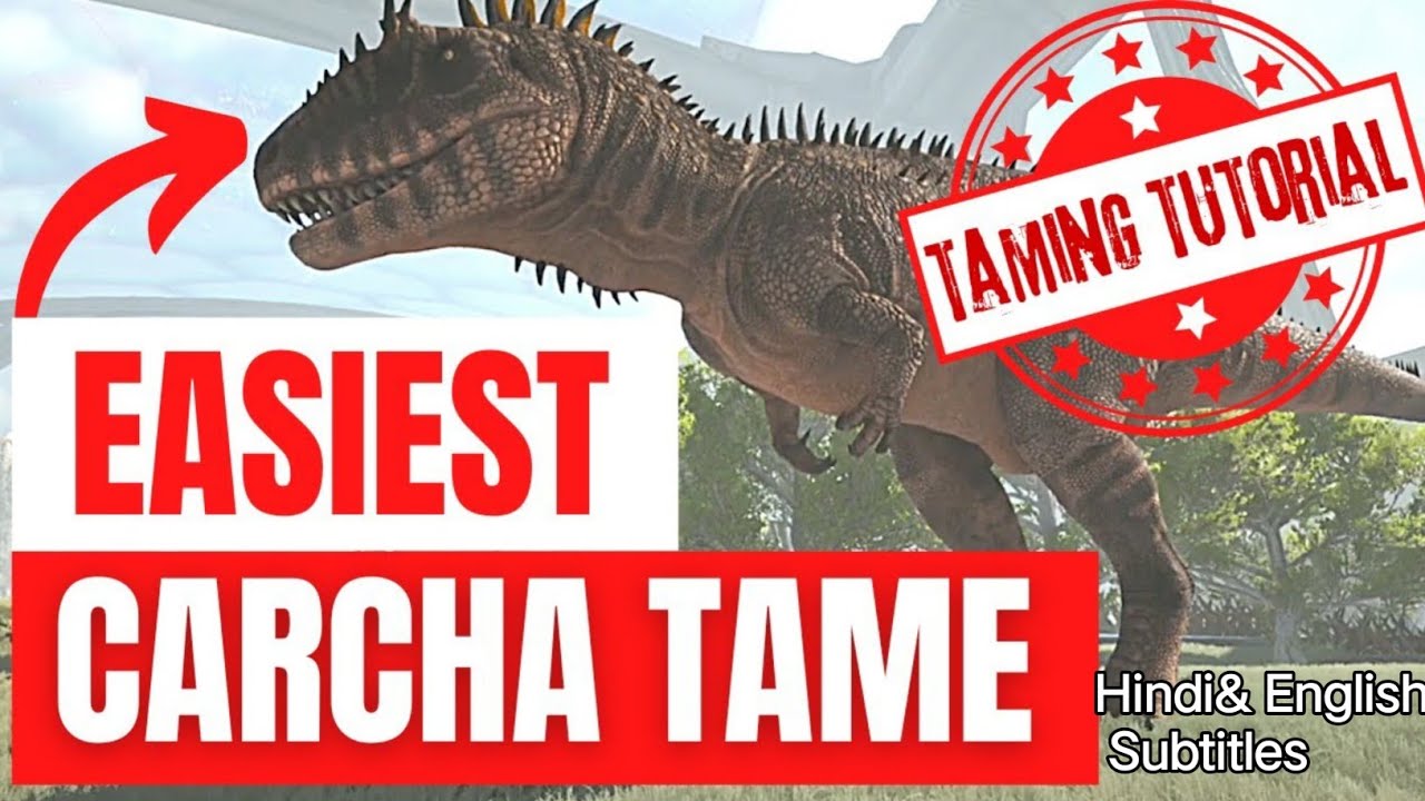 How to Tame Carcharodontosaurus | Ark Ultimate Mobile Edition