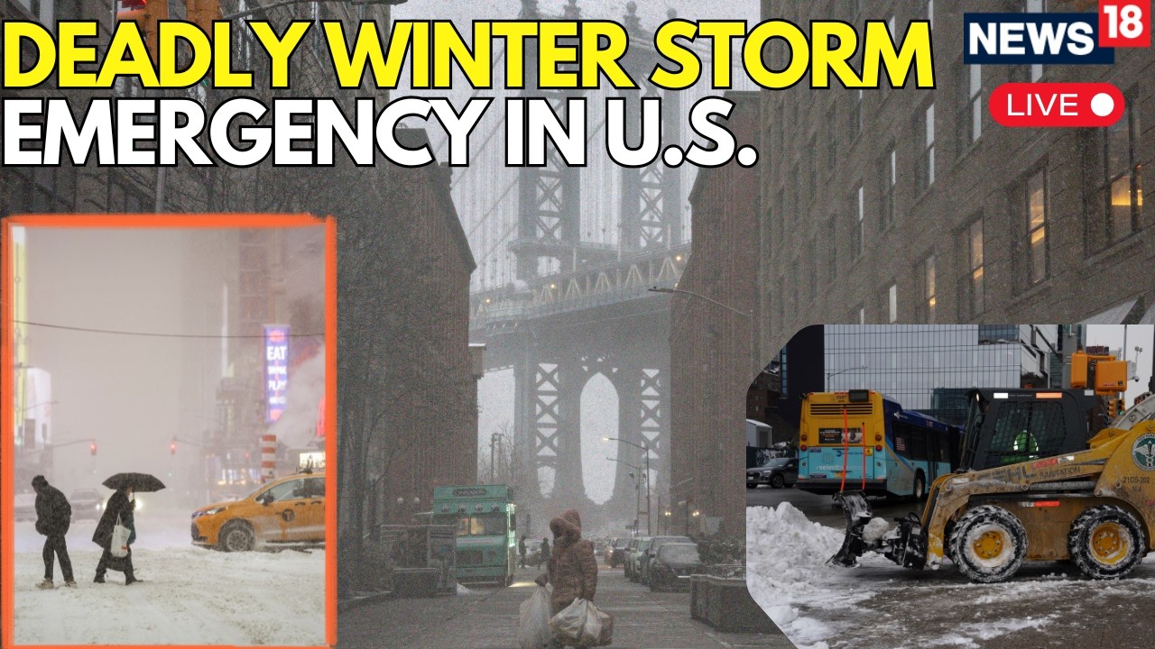 Emergency Alert: Severe Winter Storm Hits U.S., Officials Warn of Life-Threatening Conditions | LIVE