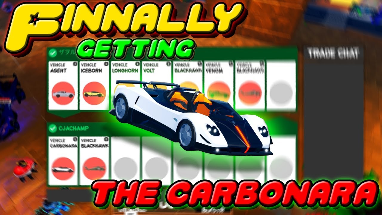 Roblox Jailbreak - FINALLY getting the CARBONARA in trading.