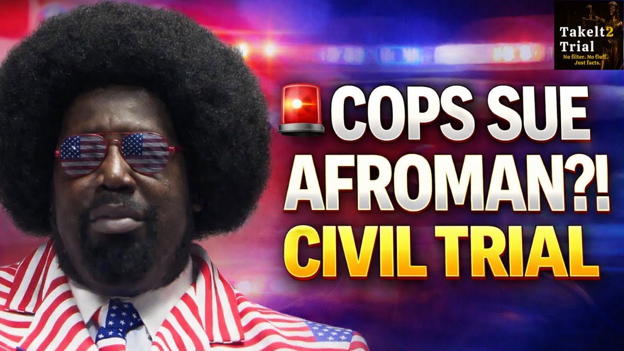 COPS  SUE  AFROMAN Over Police Raid Footage | Civil Trial Begins