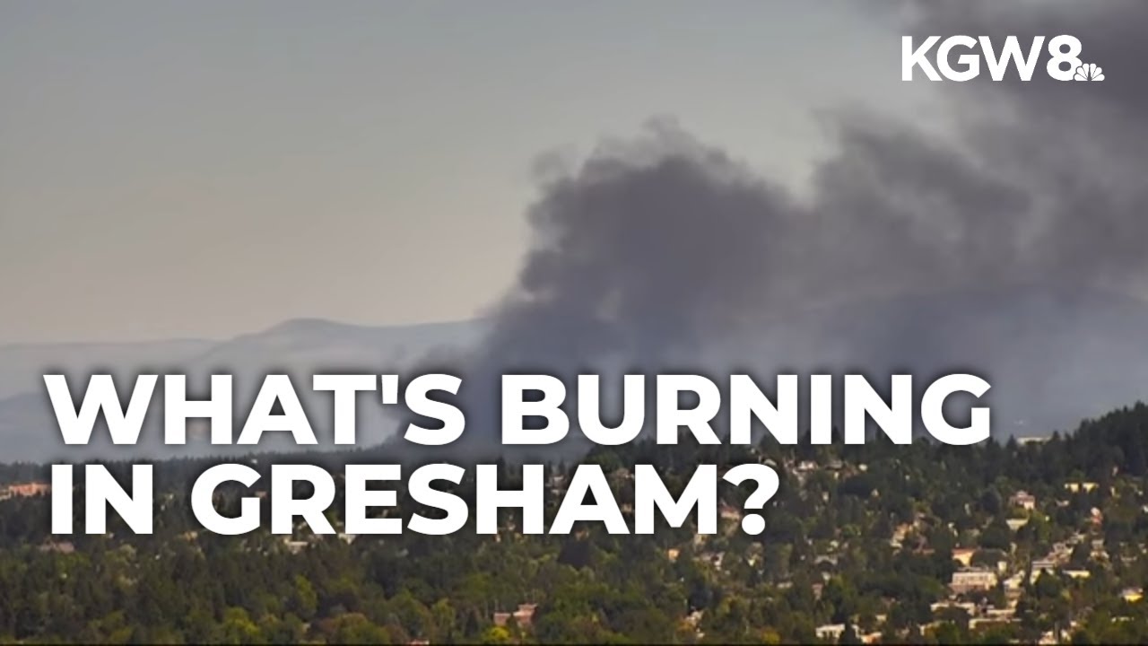 Fire at tire warehouse burning in Gresham