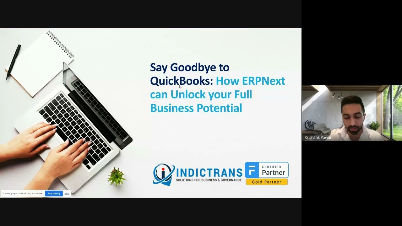 Webinar: QuickBooks to ERPNext