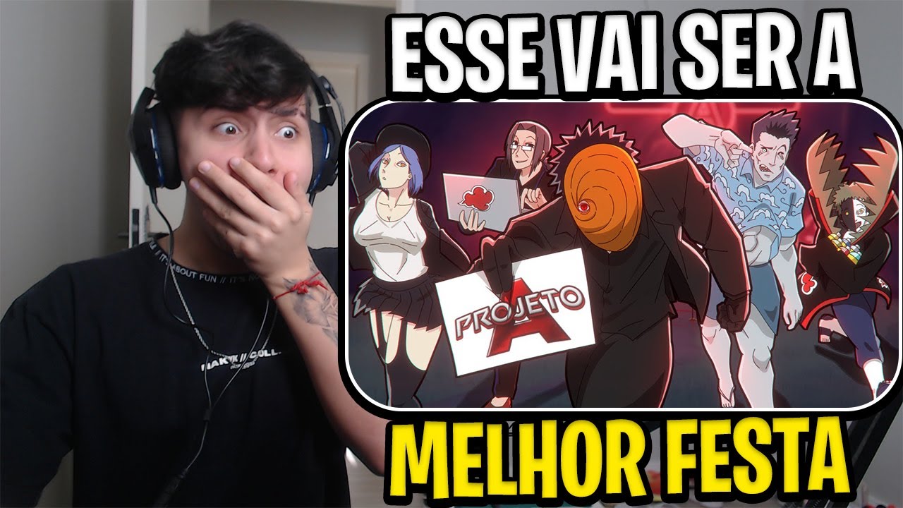 (VOLTOUU) ANIMAÇÃO - AKATSUKI FAZ UMA FESTA! #1 PREPARATIVOS! | REACT