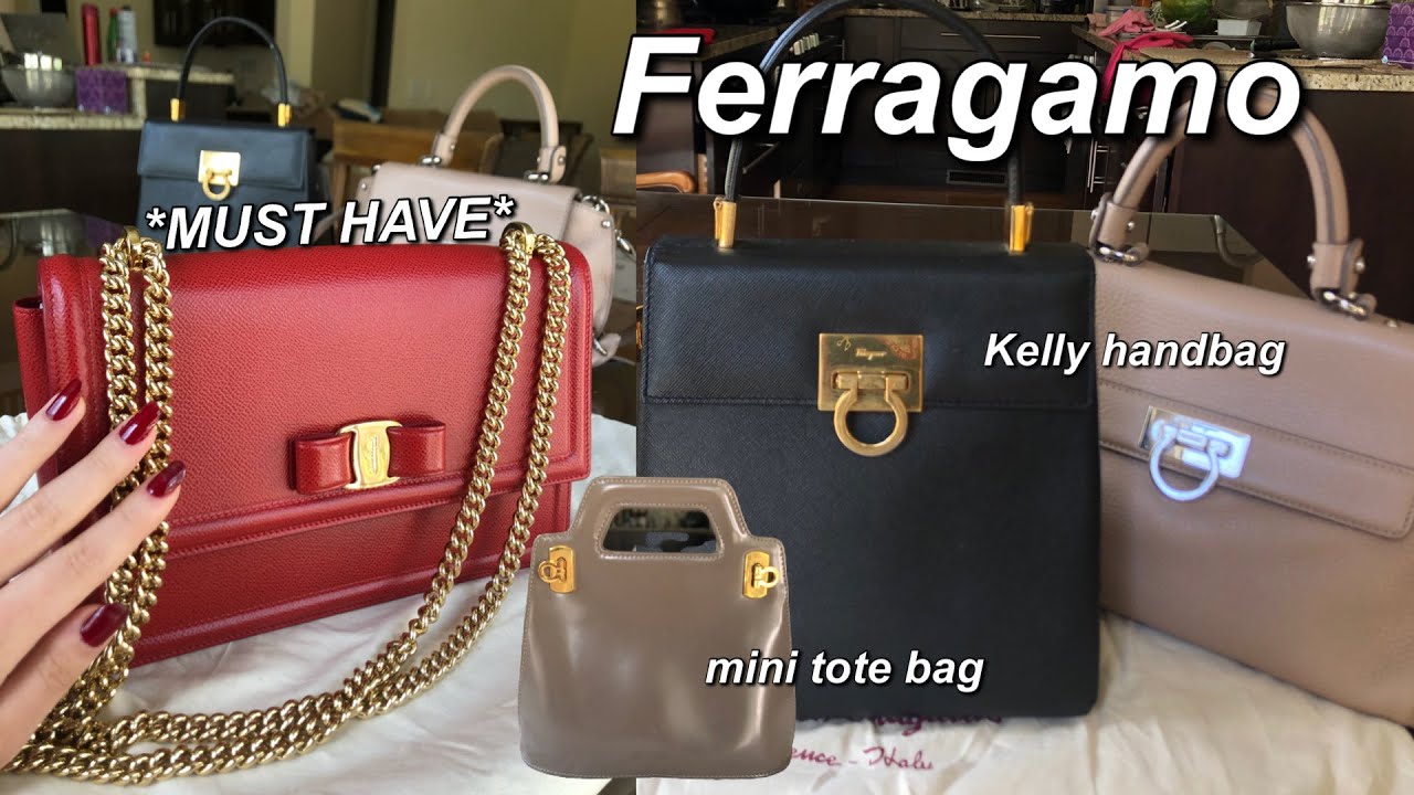 Salvatore Farragamo bag haul 2021 *all season* (handbag, shoulder, cross, tote bag)
