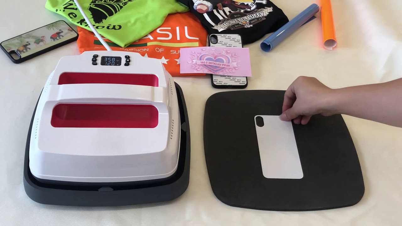 how to use O BOSSTOP iron on heat press machine-sublimate phone case?